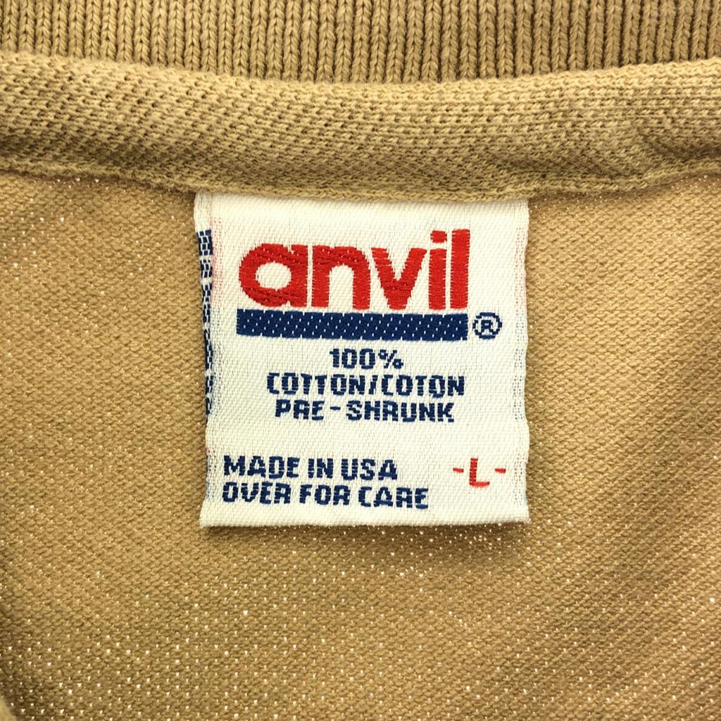 Anbil 90s Made In USA Old Embroidery Short Sleeve Polo Shirt Men's Used