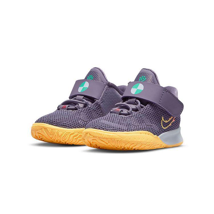 Nike Kyrie 7 TD Daybreak Baby-Sneakers Lila Zitronen-Puls Sirenen-Rot CT4980-500