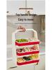 Multi-Layer Kitchen Hot Pot Side Dish Tray - Large Capacity Storage Plate