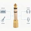 3.5mm Female Stereo TRS Converter 6.35mm Male AUX Cable Adapter Audio Adapter  Recording Devices