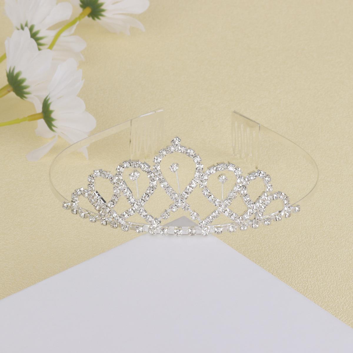 

Свадебная корона головной убор Стразы принцесса корона ободок ободок на день рождения подруга сестра корона для вечеринки