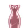 Elegante Kleiderförmige Vase, 3D-gedruckter minimalistischer Blumenhalter, Moderne dekorative Knospenvase für Wohnzimmer, Eingangsbereich, Schminktisch, Heimdekoration