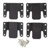 4PCS/8PCS Black Color Bracket Iron Interlocking Connector Sofa  Furniture Assembly