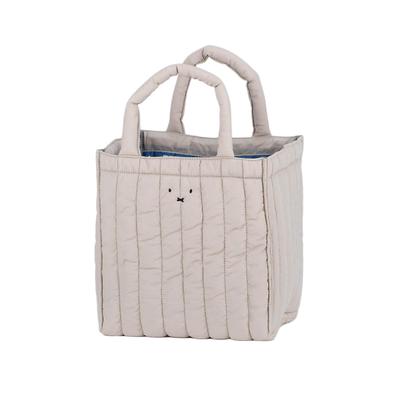Dick Bruna Miffy Quilted Square Tote Perfect As a Side Lunch or Small Lunch Lightweight and Features a Base Made of Bag, Bag, Bag, Box. MARGUERITE.