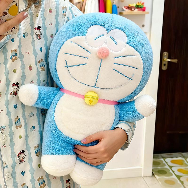 60Cm Cartoon Doraemon Anime Plush Toy Kawaii Cat Soft Stuffed Plushies Doll Big Size Sleeping Throw Pillow Girls Birthday Gift