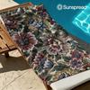 Woven Floral Tapestry Quick Drying Bath Towel Microfiber Beach Towel Light Weight Swimming Camping Yoga Beach Out