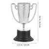 8Pcs Mini Trophy Award Set Gold Color for Competition School Rewards Party Decoration Mini Trophies Trophy Award