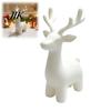 3D Printed Animal Figurine Elk Statue, Minimalist Nordic Style Figurine, Small Window Display Modern Decorative Ornament for Christmas Home