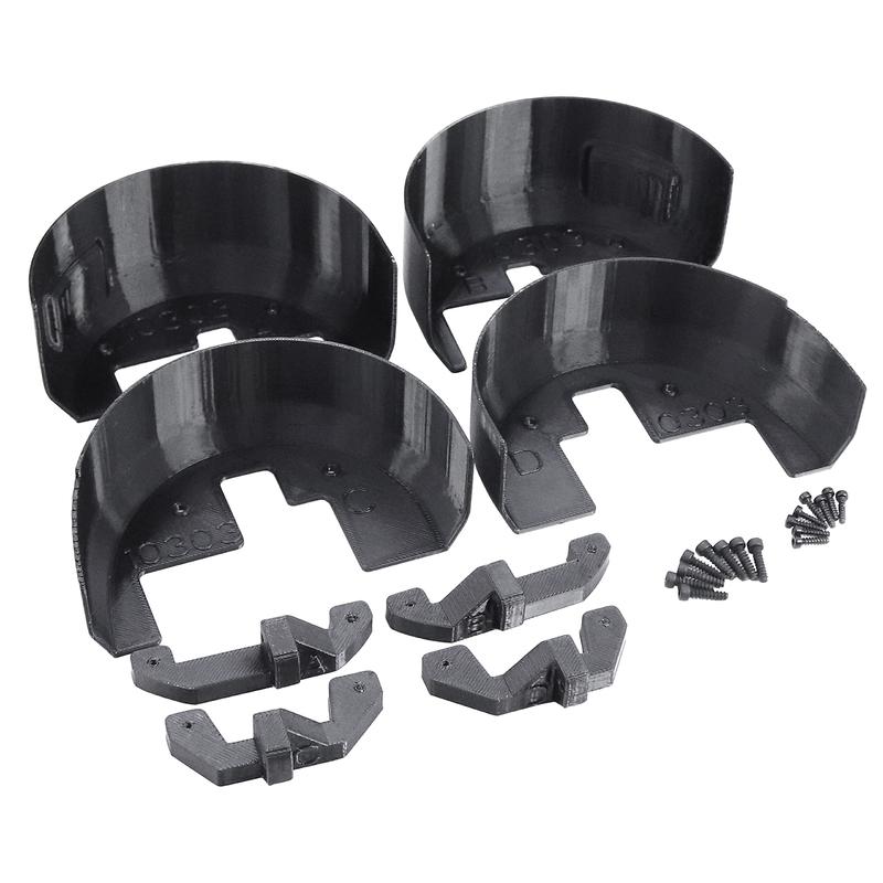 MJX10303 Simulation Front Rear Fenders Fender Lining For Mjx 10303 Hyper Go 1/10  High Speed Drift RC Car Upgrade Part