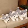 Adorable Rabbit Hair Husky Plush Pillow - Cute Dog Doll Gift for Kids