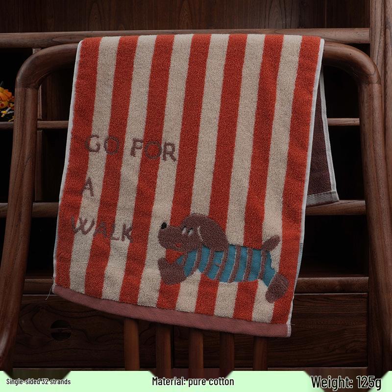 Thick Absorbent Pure Cotton Face Towel for Adults