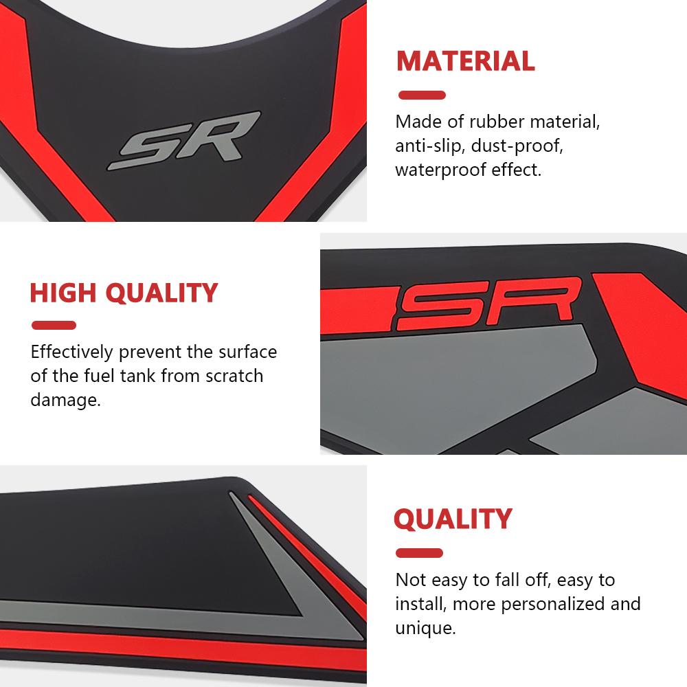 For 450SR 2025 450SRS 2024 450srs 2022-2025 Motorcycle Fuel Tank Side Anti Slip Protection Pad Knee Grip Stickers Accessories