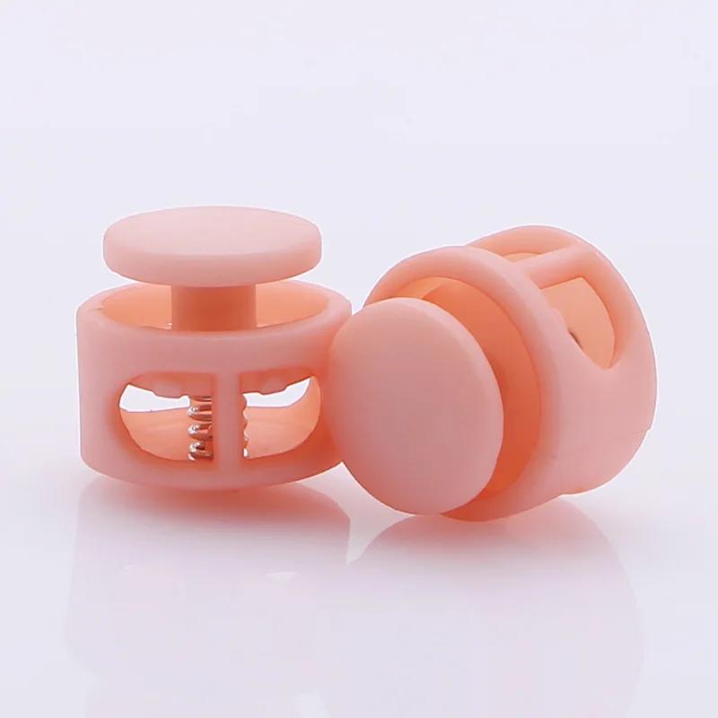10pcs Plastic Spring Cord Lock Clamp Toggle Clip Stopper Toggle Clip Rope Clamp Buckle For Drawstring Bag Hat Clothes Shoelace