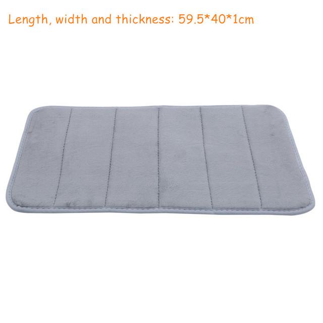 Covorașe de baie din spumă absorbantă de apă în formă de U, covoraș de toaletă, baie, fleece coral, covor anti-alunecare, podea de toaletă, decor pentru casă, de uz casnic