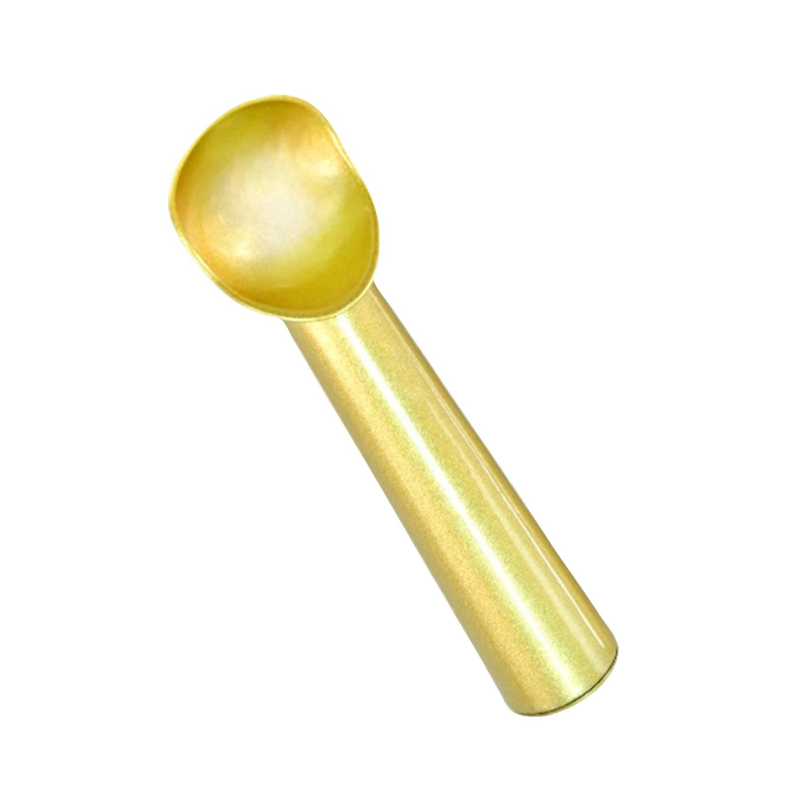 

Stainless Steel Ice Cream Scoop with Ergonomic Handle for Easy Scooping and Serving of Frozen Desserts and Fruits One Size