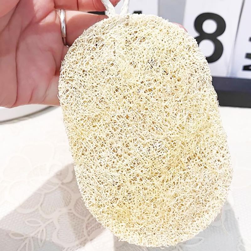 Loofah dish washing tablets, pan washing cloth, natural housework, kitchen cleaning, loofah flesh section scouring cloth, dishwashing rag