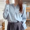 Spring Autumn Versatile Shirt Women's Loose Lazy Style Long Sleeve POLO Collar Professional Shirt Blouses & Shirts