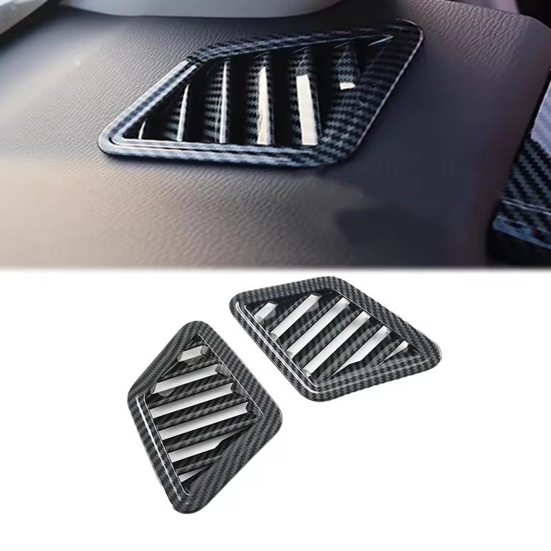 ABS Carbon Fibre For Mitsubishi Triton L200  2024 Interior Accessories Window Switch Steering wheel Gear Shift Panel cover