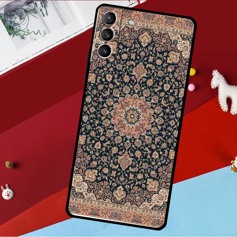 Persian rug art Funda For Samsung Galaxy S26 S25 S24 S21 S22 S23 Ultra S10 Plus S20 FE S25 FE Phone Case