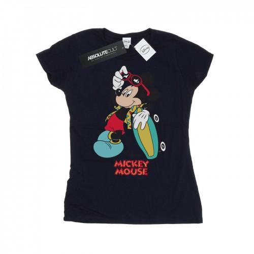 

Disney Womens/Ladies Mickey Mouse Skate Dude Cotton T-Shirt XXL білий