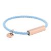 Mode Blått Läderarmband Herrarmband Armband Magnetlås Berlock Dam Smycken Gåva