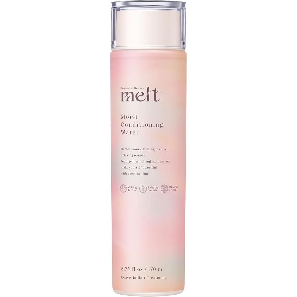 

Melt Moist Conditioning Water 170ml Aromatherapy Hair Mist with Geranium and Lily of the Valley Scent Hair Treatment