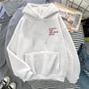 Jesień Zima Moda Bluza z Kapturem Kobiety Koreański Luźny Jednolity Litera Top Długi Rękaw Ciepły Strój Bluza z Kapturem Pani Casual Street