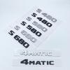 Glänzendes Schwarz Silber S480 S500 S560 S580 S600 ABS Emblem für Mercedes Benz S W222 W223 Auto Seiten Heck Emblem Namensschild Aufkleber