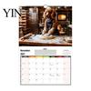 Practical Schedule Management 2027 Funny Dog Working Wall Calendar, Jan. 2027-Dec. 12 X Cute Animal Hanging 8 Inch Monthly Planner with Puppy