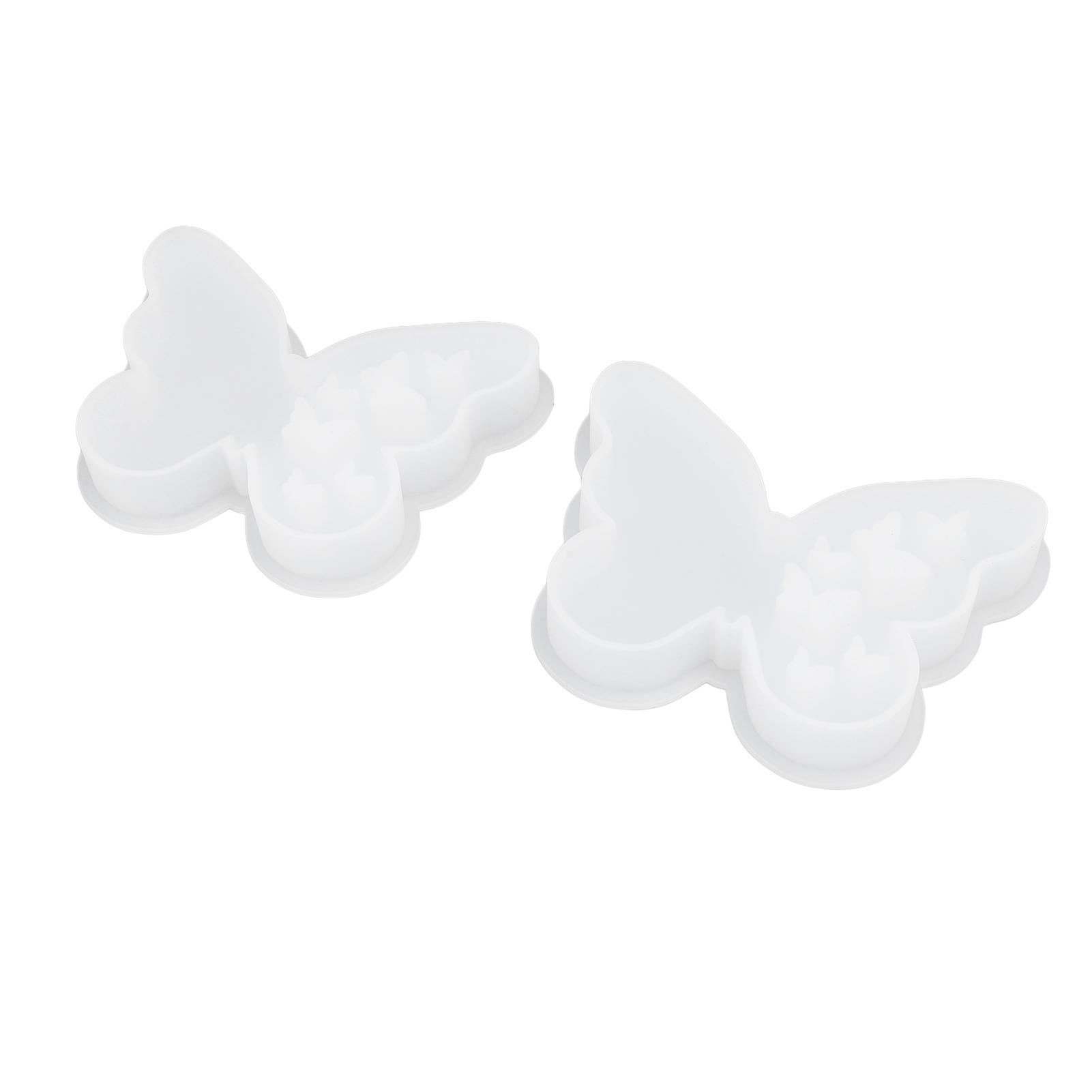 

2pcs Festival Silicone Tray Silicone Casting Tray Reusable DIY Casting Tray for Decorations Crafts