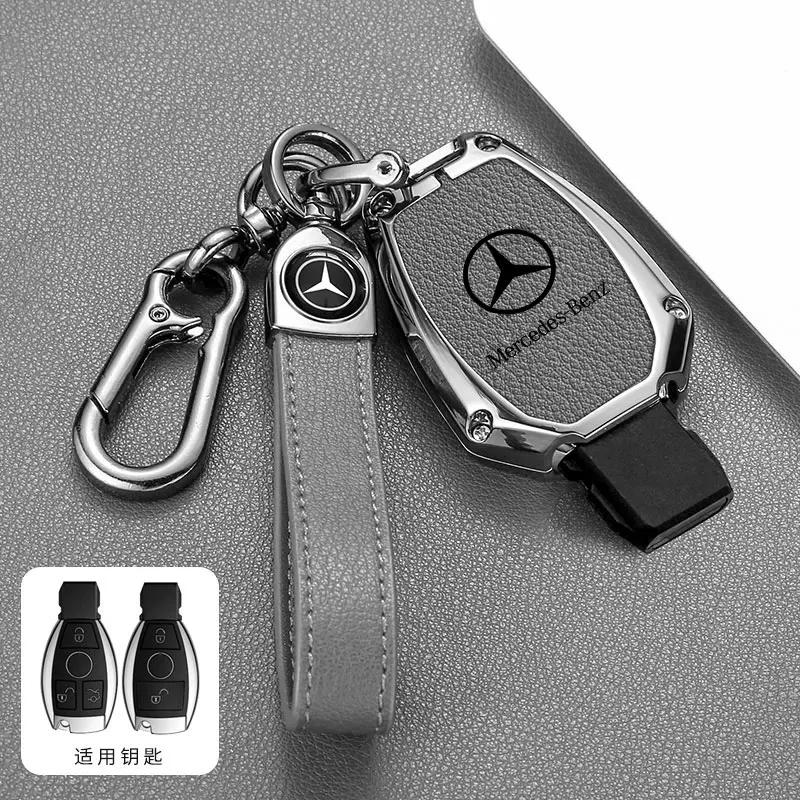 SUG2   Car Key Case Cover Shell For Mercedes Benz C E S Class GLC W206 W223 W214 E300 C260 C300 S450 S500 S400 Fob Accessories
