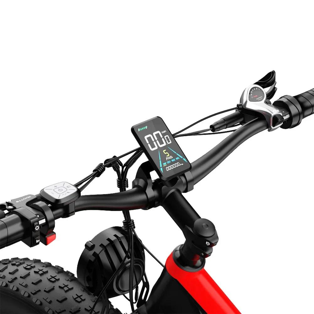 Ηλεκτρικό ποδήλατο DUOTTS S26 750W*2 Ισχυρό διπλό μοτέρ 48V LG 19,2AH 26 ιντσών Fat Tire Ebike Mountain Off-road Ebike