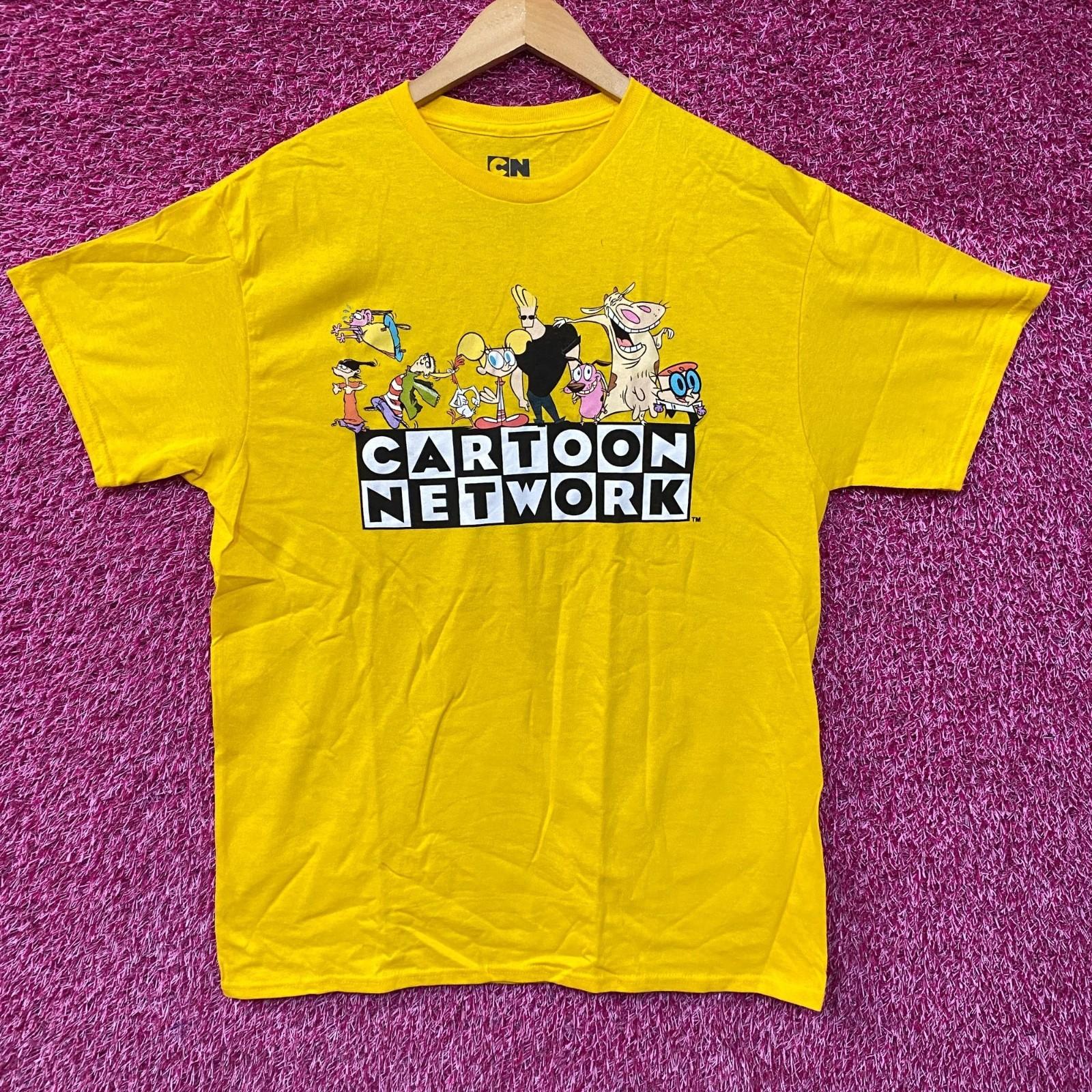 Футболка с графическим принтом: Логотип Cartoon Network в стиле ретро с персонажами L