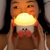 Cute Sensor Pat Lamp Sleep USB Rechargeable Night Light Sleep Aid Light Bedside Lamp  For Children