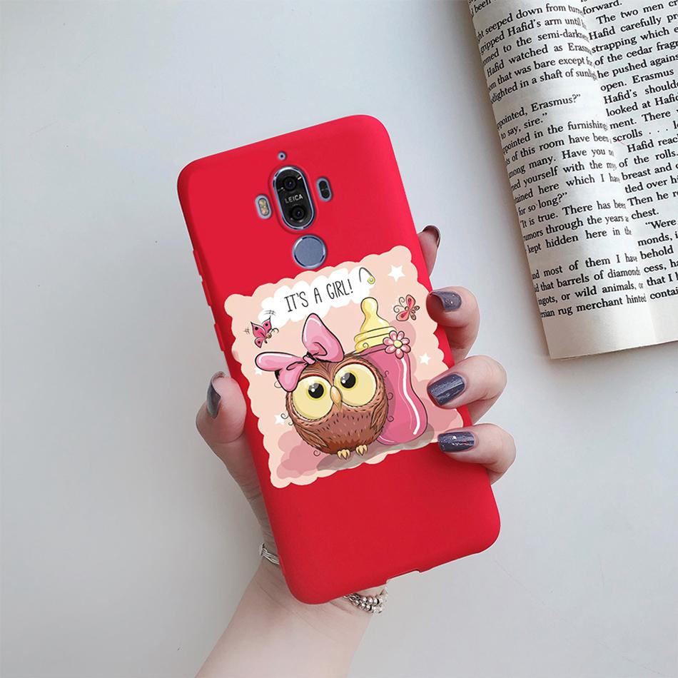 Silicone Case for Huawei Mate 9 10 Pro Soft TPU Protective Cute Butterfly Flower Phone Back Cover Mate9 Mate10 10Pro Case Fundas