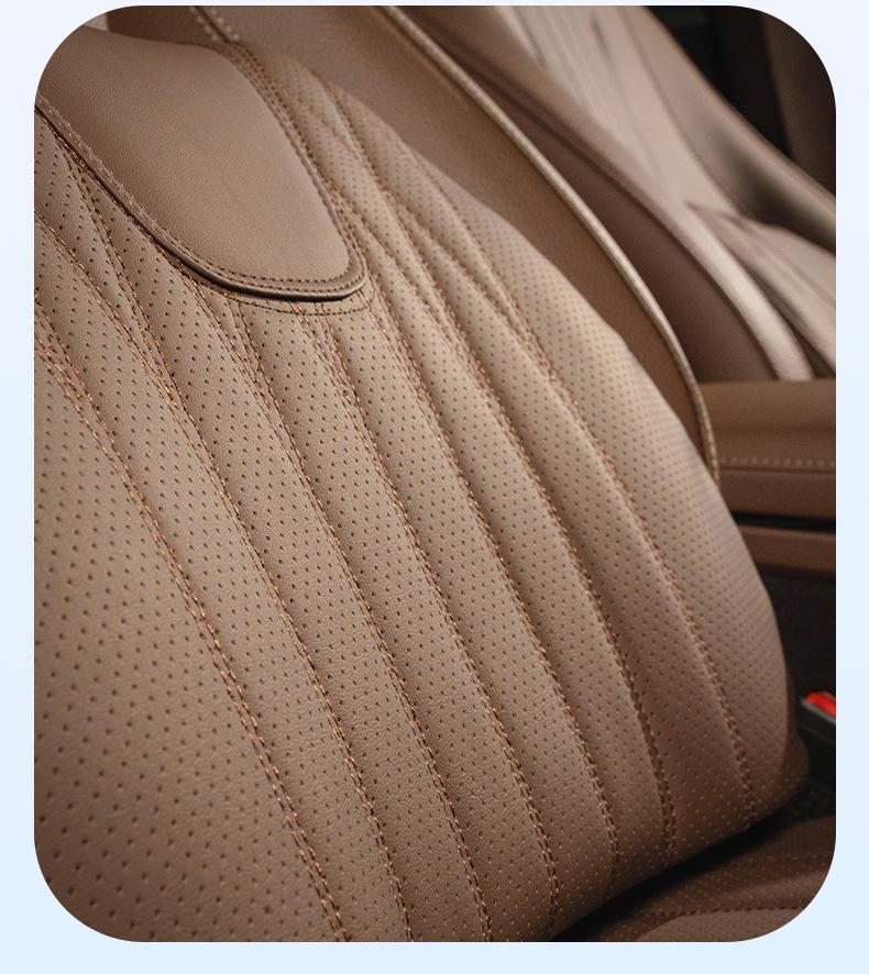 Poduszki na fotel samochodowy, lędźwiowe i zagłówkowe do modeli Mercedes-Benz: C260, E300, GLC, GLE, A, S