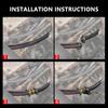 3/8” Fuel Line Fuel Pressure Barbed- Push Lock T-Fitting Adapter, 1/8-27 NPT Sensor Port, Stainless Steel