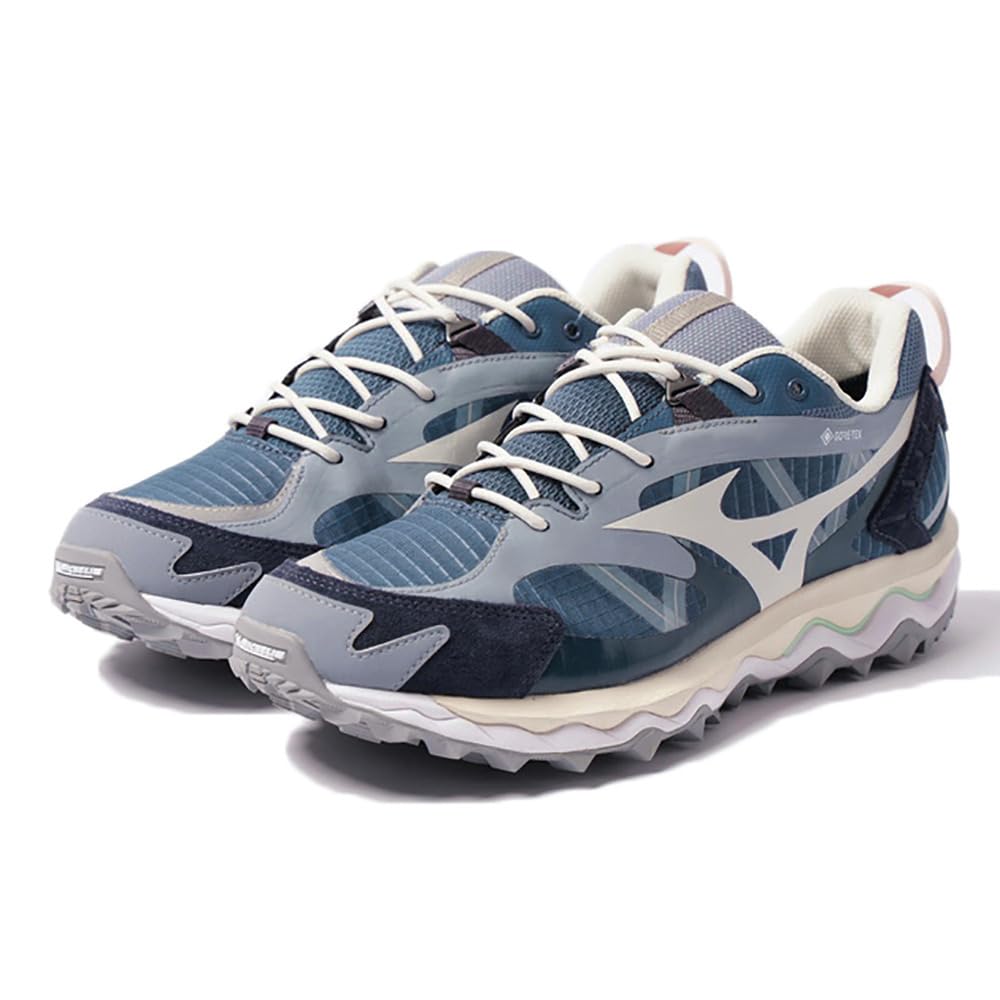 

Mizuno Wave Mujin TL GTX Casual Navy Gray Sports Sneakers for Everyday Wear x Size and Shoes, (D1GA221707), Waterproof, (Navy Gray, 23.0, Men s