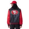 Bomber NFL San Francisco 49ers New Era Satin Black -New Era- Size :L