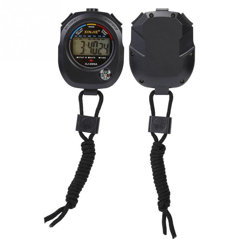 2 PCS Multifunctional Handheld Digital LCD Stopwatch Timer for Sports ...