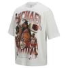 Flight Essentials T Shirt Men's Sail White/Campus Red HM7132-133