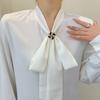 Flower Scarf Ring Rhinestone Scarf Clip Ring Elegant Butterfly Scarf Holder Slide Ring for Women Neckerchiefs Silk Scarves Shirts Shawls