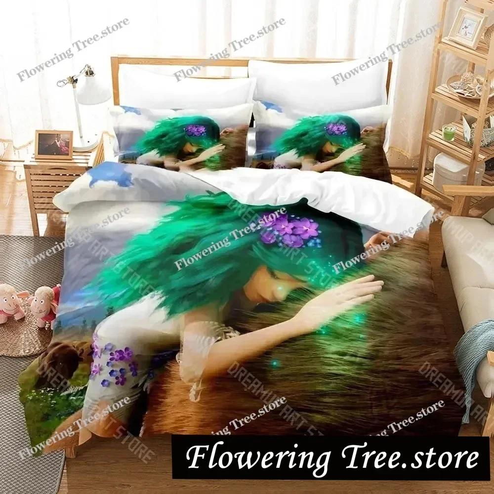 3D-Druck Mavka Das Lied des Waldes Bettwäsche-Set Jungen Mädchen Twin Queen King Size Bettbezug Kissenbezug Bett Jungen Erwachsene029