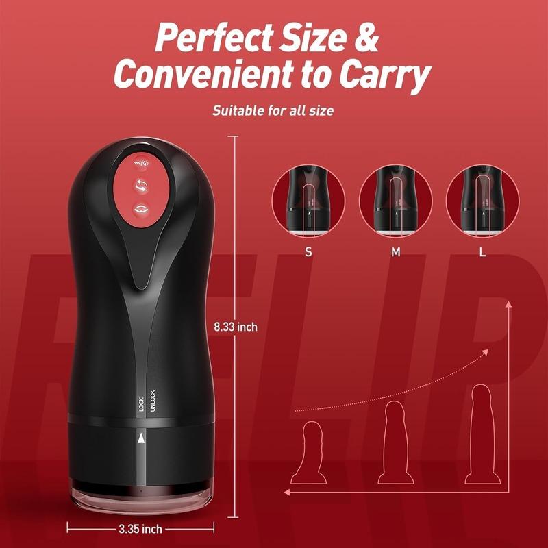 Multifunctional Male Masturbator Oral Sex Machine Awaken Penis Glans Massage Vibration Swirling Tighten Modes Orgasm Stimulator