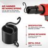 32029 Pneumatic Bolt Breaker Set, with Air Hammer Spring, Pneumatic Bit Set, 37315 3/8“ & 37316 1/2” Bolt Breaker Shake 'n Break, Black Oxide