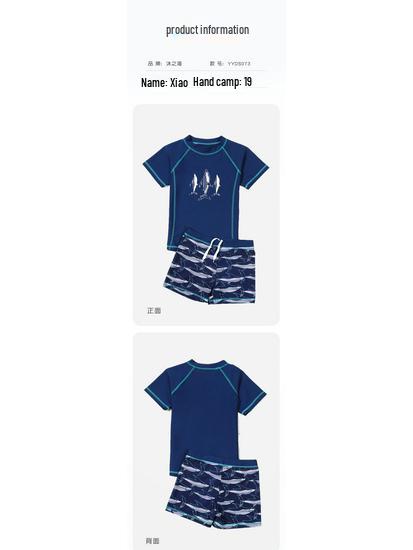 2025 Boys' Split Swimsuit Set - Professional Sunscreen Swimwear for Toddlers and Kids