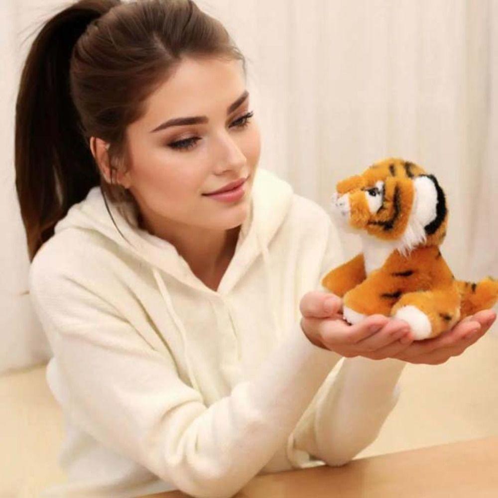 Collection Tiger Stuffed Doll Fluffy Forest Tiger Pillow Dolls  Kids Birthday Christmas