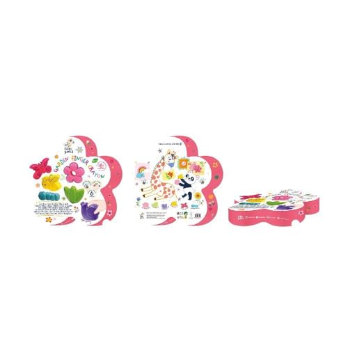 BorneLund Haku Yoka Finger Crayons Garden, for ages 18 months and up, HK233114
