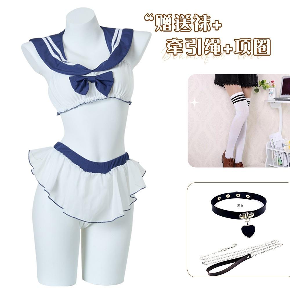 Aishangyou Erotic Underwear Sexy Erotic Free Underwear Split Jk Uniform Role-playing Erotic Suit