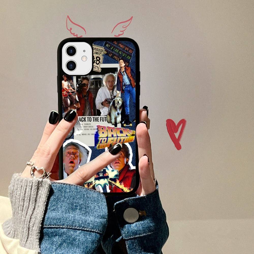 Movie B-Back To The F-Future PC+TPU Phone Case For IPhone 11 12 13 14 15 16 17 Plus Pro Max Cover